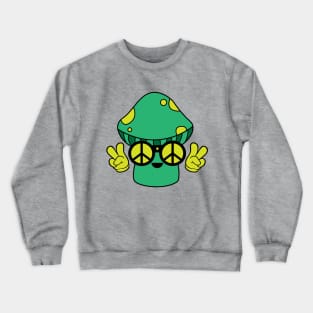 Peace Mushroom Crewneck Sweatshirt